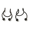 304 Stainless Steel Clip on Nose Rings AJEW-P109-01EB-1