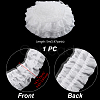 Polyester Lace Pleated Ribbons SRIB-WH0011-467B-2