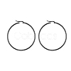 304 Stainless Steel Big Hoop Earrings EJEW-F105-05B-2