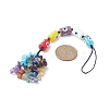 Handmade Evil Eye Lampwork Pendant Decorations HJEW-JM01053-01-2