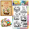 PVC Plastic Clear Stamps DIY-WH0618-0315-1