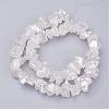 Electroplated Natural Quartz Crystal Bead Strands G-F336-06A-2