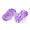 Spray Painted Imitation Jade Glass Beads GLAA-Z007-01A-2