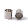 Tarnish Resistant 201 Stainless Steel Cord Ends STAS-G288-01D-P-1