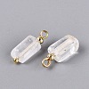 Natural Quartz Crystal Pendants GG-N004-01G-01-2