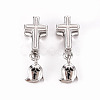 Alloy Enamel Dangle European Beads PALLOY-N157-011-RS-2