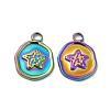 Ion Plating(IP) 304 Stainless Steel Pendants STAS-B032-36MC-2