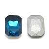 Pointed Back Glass Rhinestone Cabochons RGLA-T079-10x14mm-14-2