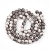 Transparent Baking Paint Glass Beads Strands DGLA-N009-10mm-08-3