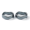 Non-magnetic Synthetic Hematite Finger Rings RJEW-H544-03F-1