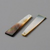 Natural Black Lip Shell Pendants FIND-WH0117-09-1