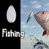60Pcs 10 Style Teardrop & Horse Eye & Oval Iron Fishing Lures DIY-FH0005-25-4