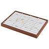 Walnut Wood Jewelry Display Trays AJEW-WH0816-444-1