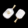 Baroque Natural Keshi Pearl Pendants PALLOY-JF05897-01-2