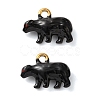 304 Stainless Steel Enamel Pendants SA-L002-05G-1