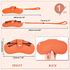 Imitation Leather Glasses Cases AJEW-WH0248-241A-2