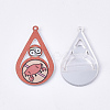 Acrylic Pendants X-OACR-S035-16G-3