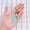 55Pcs 11 Style Mushroom Handmade Lampwork Beads LAMP-SZ0001-14-6