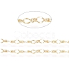 3.28 Feet Brass Figure 8 Chain X-CHC-G007-02G-3