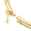 Brass Twist Rope Hinged Bangle with Cubic Zirconia for Women BJEW-K229-02G-4