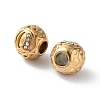 Ion Plating(IP) 304 Stainless Steel Rhinestone European Beads STAS-A092-10Q-G-2