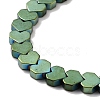 PVD Vacuum Plating Non-magnetic Synthetic Hematite Beads Strands G-G849-08-4