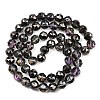 Transparent Electroplate Glass Beads Strands EGLA-N002-34C-B-3