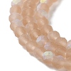 Imitation Jade Glass Beads Strands EGLA-A034-T3mm-MB20-4