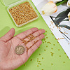 2000Pcs Brass Crimp Beads KK-ME0003-33G-3