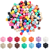280Pcs 14 Colors Opaque Acrylic Beads MACR-SC0001-99-1