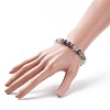 Natural Fluorite Stretch Bracelets BJEW-E373-8mm-10-4