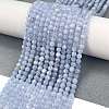 Natural Blue Lace Agate Beads Strands G-E411-12-3mm-01-2