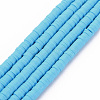 Handmade Polymer Clay Bead Strands X-CLAY-T002-4mm-65-1