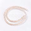 Electroplate Glass Beads Strands EGLA-D020-3x2mm-71-2