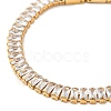 Cubic Zirconia Tennis Bracelet BJEW-M301-04G-01-2