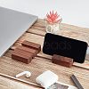 Walnut Wood Mobile Phone Holders AJEW-WH0248-154-6