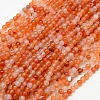 Natural Carnelian Beads Strands G-N0006-4mm-17-3