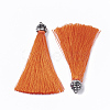 Polyester Tassel Pendant Decoration AJEW-S062-M-4