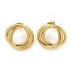 304 Stainless Steel Earrings for Women EJEW-E305-07G-1