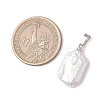 Natural Baroque Pearl Keshi Pearl Pendants PALLOY-JF05113-2