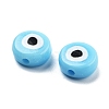 Opaque Printed Acrylic Beads LS-OACR-G038-04E-2
