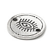 Tibetan Style Alloy Connector Charms PALLOY-D017-03B-AS-3
