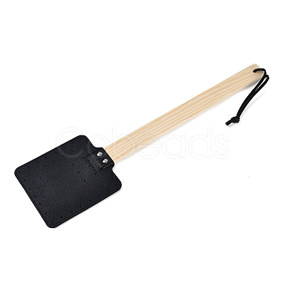 PU Leather Flyswatter AJEW-GA0001-91-1