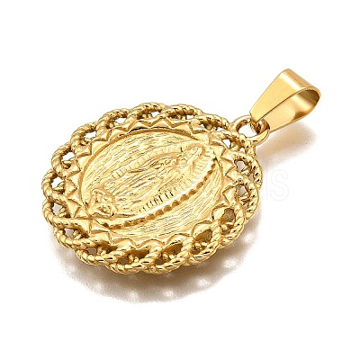 304 Stainless Steel Pendants STAS-B086-10D-G-1