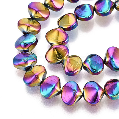 Electroplated Synthetic Non-magnetic Hematite Beads Strands G-T139-64A-1
