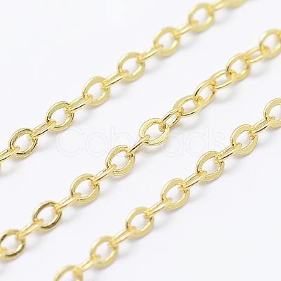 Brass Cable Chains CHC-K004-01G-1