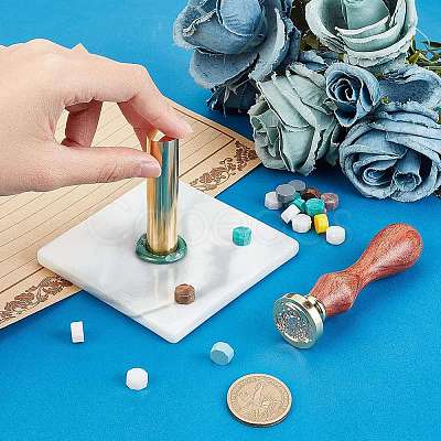 2Pcs 2 Style Wax Seal Stamp DIY-CP0006-34C-1
