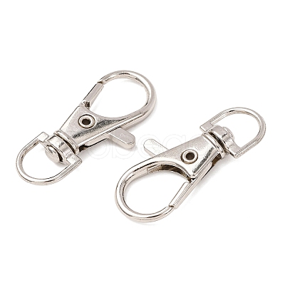 Alloy Swivel Lobster Claw Clasps X-E168-1