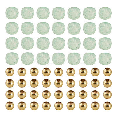 50Pcs Natural Green Strawberry Quartz Beads G-TAD0001-11-1