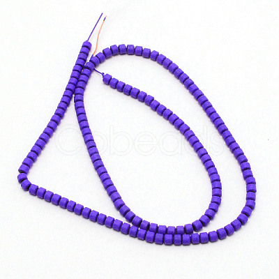 Non-magnetic Synthetic Hematite Beads Strands G-WH0018-01C-1